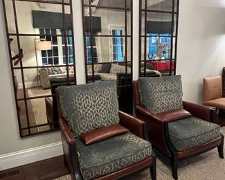 Mirrored wall panels