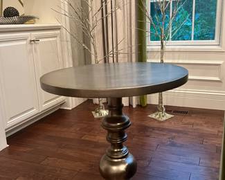 Silver gilt drinks table
