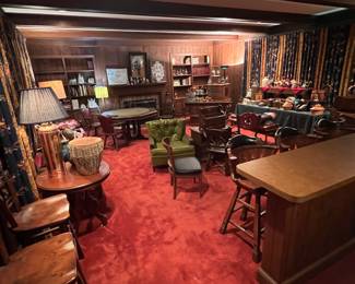 "THE CLUB ROOM" WITH A FABULOUS ROM WEBER FURNITURE COLLECTION