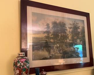 HANDSOME ANTIQUE PRINT