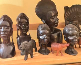 COLLECTION OF AFRICAN SCULPTURES