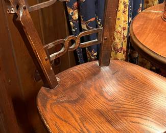 DETAIL OF BACK SPLAT AND JOINERY