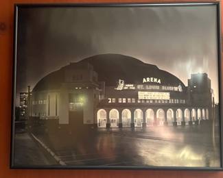 PHOTOGRAPHIC PRINT OF THE ST LOUIS ARENA