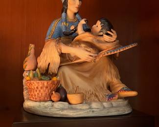 LOVELY CYBIS AMERICAN INDIAN FIGURINE