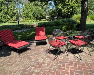 WROUGHT IRON PATIO FURNITURE