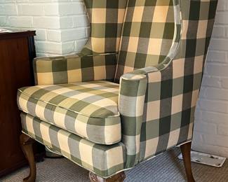 Traditional wingback chair