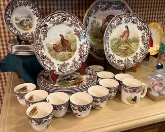 Gamebird china set