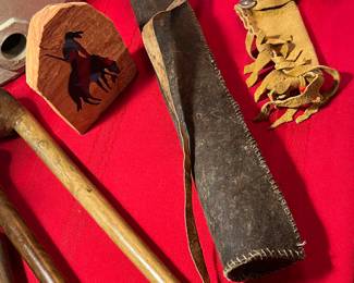 Vintage quiver with arrows