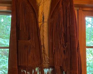 Vintage swag fringe jacket
