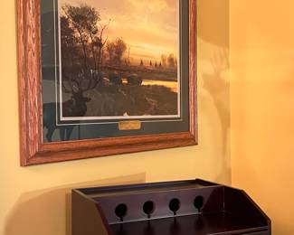 Michael Coleman print and Pottery Barn Accessory