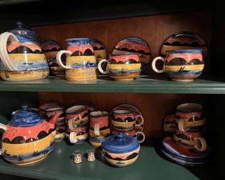 30 piece coffee tea set