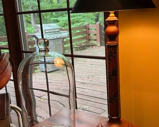 Lamps and glass domes