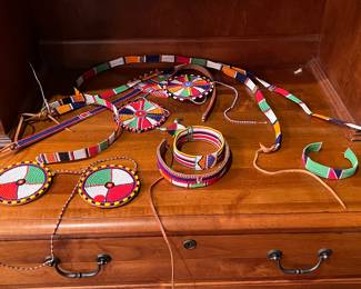 African beadwork jewelry