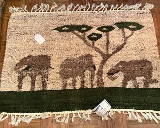 Small African Pictoral Rug