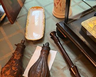 Early powder kegs and a recorder