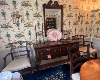 SIDEBOARD AND MIRROR