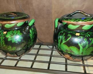 Vintage Mexican pots