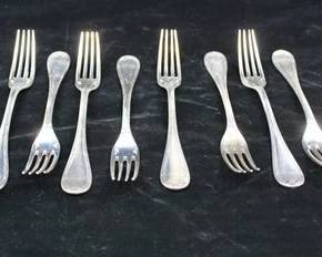 CHRISTOFLE SERVING UTENSILS AND FLATWARE