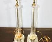 LUCITE LAMPS 