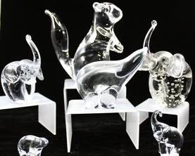 asst crystal figurines