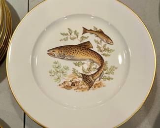 Rosenthal - one of a tall stack of large plates depicting different fish