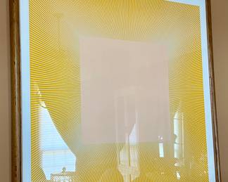 Richard Anuszkiewicz signed and number lithograph