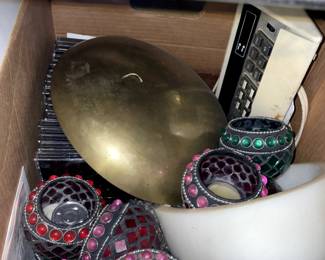 Napkin rings, CDs. Decor 