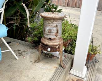 Yard Ornament- Vintage Stove possibly