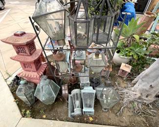 Outdoor lighting- Architectural Salvage- Exterior Lighting- Patio Lighting- Vintage and Retro