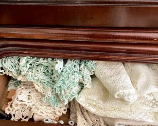 Vintage Crotchet -1960-1970's hand made crotchet and collectible Linens