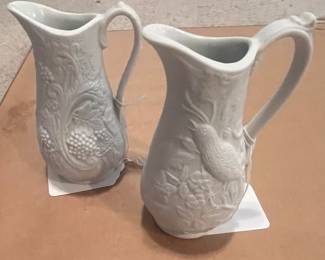 Partition Parian creamer/pitcher/jug
4.5 inches tall