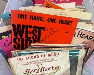 Large selection of sheet music