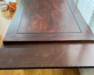 Vintage Hand-Carved Jacobean Refractory Dining Table. Photo 3 of 5.