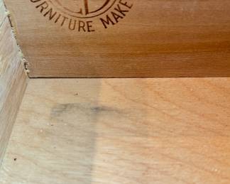 Conant Ball Furniture Company Drop-Leaf Server. Measures 42.4" W x 15" D x 33" H with Two 14" Drop Leaf Sides. Photo 3 of 3.