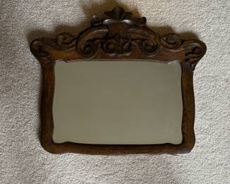 Dauphine Hand-Carved Wood Mirror. Photo 1 of 3.