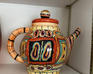 Teapot Signed By Artist. Photo 1 of 2.