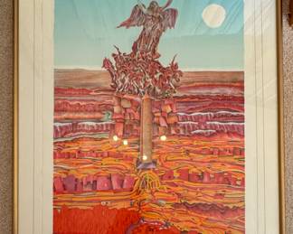 Risaburo Kimura, "Buenos Aries," Silkscreen #171/250. Photo 1 of 3.