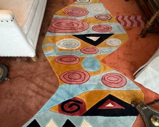 Graphic Area Rug. Measures 8' x 10'. Photo 2 of 2.