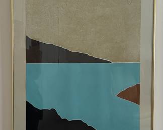 Peter Keefer, Landscape 1 - 4 Quadrapict Etchings #108/200. Photo 4 of 5.