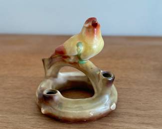 Vintage Bird Bud Vase - Czechoslovakia. Photo 1 of 2.