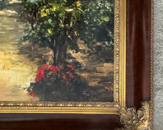 Stephen Charles Shortridge, "Napa Dawn;" Giclee on Canvas, Hand Enhanced. Measures 18" x 24" without frame; 30" x 40" Including Frame. Photo 2 of 4.