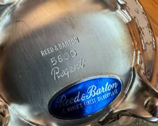 Reed & Barton Regent Silver Plate Tea Set. Photo 2 of 2.