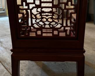 Pair of Vintage Chinese Rosewood Arm Chairs. Photo 1 of 4.