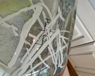 Henry Dean Signed Bowl. Photo 2 of 2.