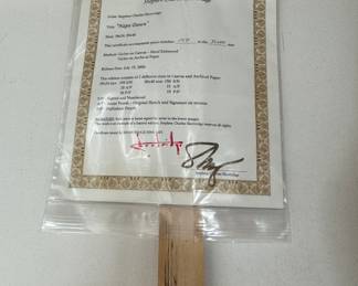 Stephen Charles Shortridge, "Napa Dawn;" Giclee on Canvas, Hand Enhanced. Measures 18" x 24" without frame; 30" x 40" Including Frame. Photo 4 of 4.