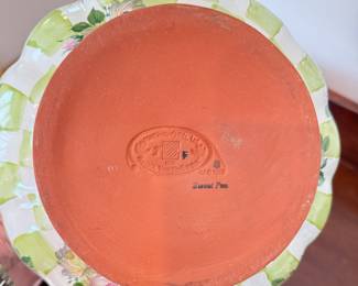 Mackenzie-Childs Sweet Pea Honeymoon Canister with Lid. Photo 2 of 2.