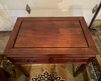 Vintage Chinese Rosewood Side Table. Photo 2 of 2.