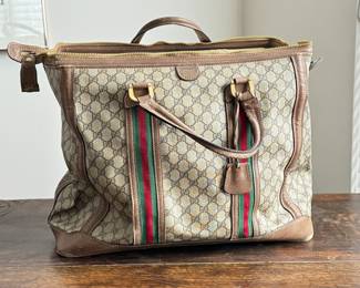 Vintage Gucci Weekender.
