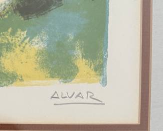 "Marina," Artists Proof, Serigraph. Signed By Artist, Sunol Alvar. Photo 2 of 3.