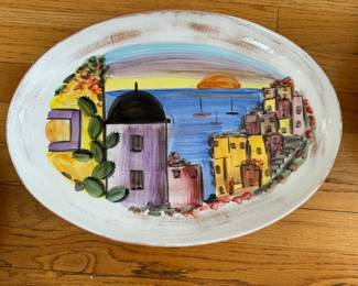 Vietri Greece Platter.